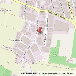 Mappa Via Quattro Passi, 75, 41043 Formigine, Modena (Emilia Romagna)