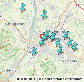 Mappa Via Cismon, 41049 Sassuolo MO, Italia (3.23077)