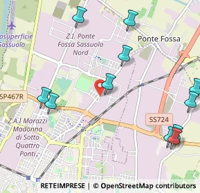 Mappa Via Cismon, 41049 Sassuolo MO, Italia (1.32818)