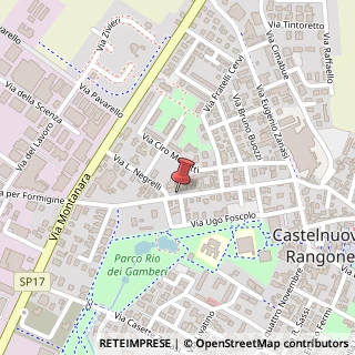 Mappa Via per Formigine, 18, 41051 Castelnuovo Rangone, Modena (Emilia Romagna)