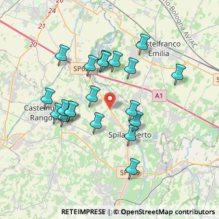 Mappa Piazza Sergio Finocchi, 41057 Spilamberto MO, Italia (3.6565)