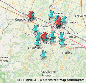 Mappa Via Mattarella, 41049 Sassuolo MO, Italia (11.706)