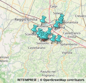 Mappa Via Mattarella, 41049 Sassuolo MO, Italia (7.61231)
