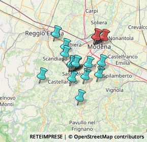 Mappa Via Aldo Moro, 41049 Sassuolo MO, Italia (9.025)