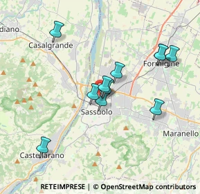 Mappa Via Aldo Moro, 41049 Sassuolo MO, Italia (3.37273)