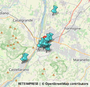 Mappa Via Mattarella, 41049 Sassuolo MO, Italia (2.14091)