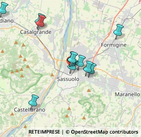 Mappa Via Mattarella, 41049 Sassuolo MO, Italia (4.03083)