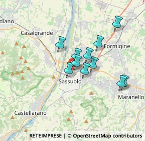 Mappa Via Mattarella, 41049 Sassuolo MO, Italia (2.74)