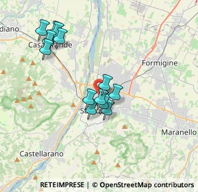 Mappa Via Mattarella, 41049 Sassuolo MO, Italia (3.33154)