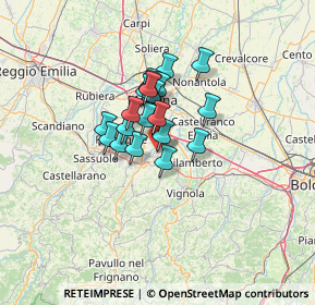 Mappa Via Torquato Tasso, 41051 Castelnuovo Rangone MO, Italia (8.438)