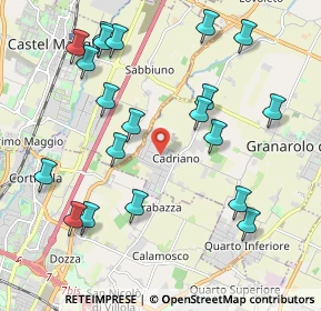 Mappa Via XXV Aprile, 40057 Cadriano BO, Italia (2.314)