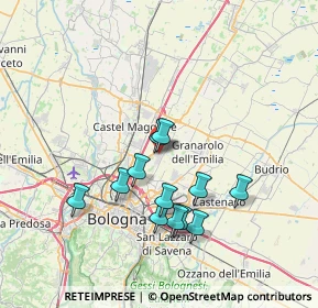 Mappa Via XXV Aprile, 40057 Cadriano BO, Italia (6.5525)
