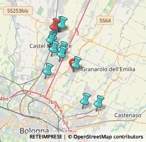 Mappa Via XXV Aprile, 40057 Cadriano BO, Italia (3.315)