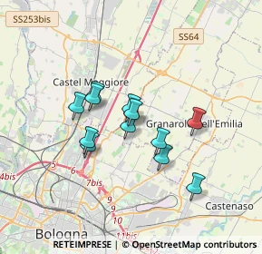 Mappa Via XXV Aprile, 40057 Cadriano BO, Italia (2.64917)