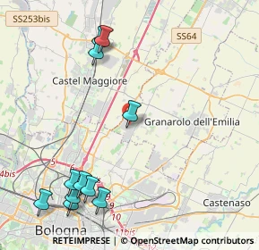 Mappa Via XXV Aprile, 40057 Cadriano BO, Italia (5.25)
