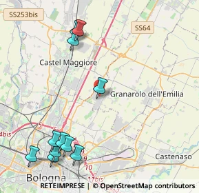 Mappa Via G. Massarenti, 40057 Cadriano BO, Italia (5.29182)
