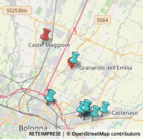 Mappa Via G. Massarenti, 40057 Cadriano BO, Italia (4.85)