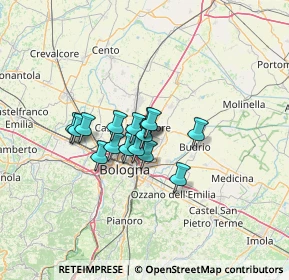 Mappa Via G. Massarenti, 40057 Cadriano BO, Italia (8.332)