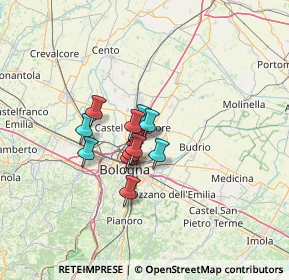 Mappa Via G. Massarenti, 40057 Cadriano BO, Italia (8.29273)