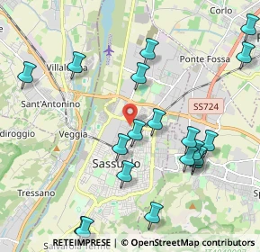 Mappa Via Giancarlo Siani, 41049 Sassuolo MO, Italia (2.5015)