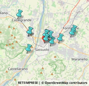 Mappa Via Giancarlo Siani, 41049 Sassuolo MO, Italia (2.65167)