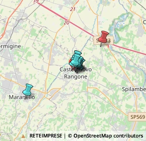 Mappa Via Achille Grandi, 41051 Castelnuovo Rangone MO, Italia (1.18364)