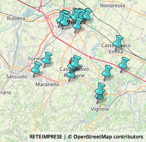 Mappa Via G. Mazzini, 41051 Castelnuovo Rangone MO, Italia (7.976)