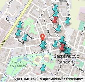 Mappa Via Achille Grandi, 41051 Castelnuovo Rangone MO, Italia (0.2525)