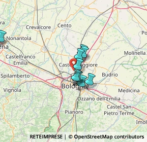 Mappa Via del Rosario, 40013 Bologna BO, Italia (15.45462)