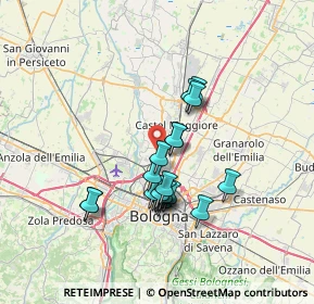 Mappa Via del Rosario, 40013 Bologna BO, Italia (5.779)
