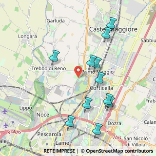 Mappa Via del Rosario, 40013 Bologna BO, Italia (2.11545)