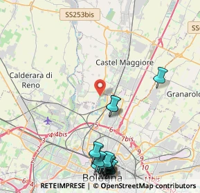 Mappa Via del Rosario, 40013 Bologna BO, Italia (5.689)