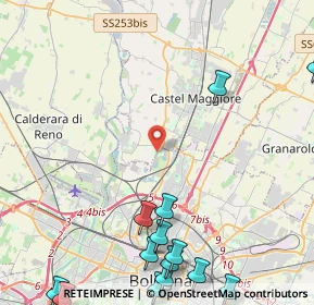 Mappa Via del Rosario, 40013 Bologna BO, Italia (6.68143)