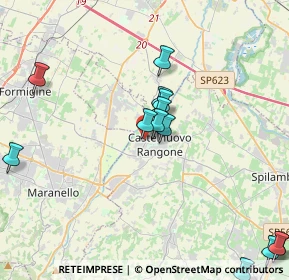 Mappa Via per Formigine, 41051 Castelnuovo Rangone MO, Italia (4.71846)