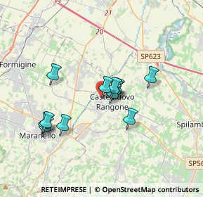 Mappa Via per Formigine, 41051 Castelnuovo Rangone MO, Italia (2.91)