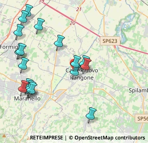 Mappa Via per Formigine, 41051 Castelnuovo Rangone MO, Italia (4.76556)