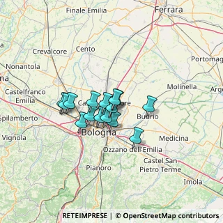 Mappa Granarolo Dell'emilia, 40057 Cadriano BO, Italia (8.27)