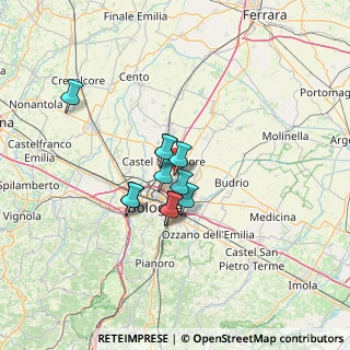 Mappa Granarolo Dell'emilia, 40057 Cadriano BO, Italia (9.02)