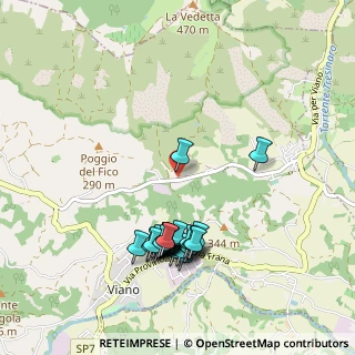 Mappa Via Isola, 42030 Viano RE, Italia (1.012)