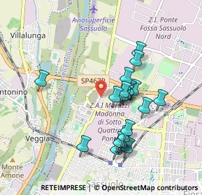 Mappa Via Aspromonte, 41049 Sassuolo MO, Italia (0.8665)