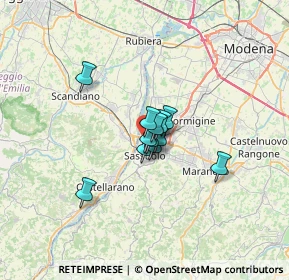Mappa Via Aspromonte, 41049 Sassuolo MO, Italia (3.54333)