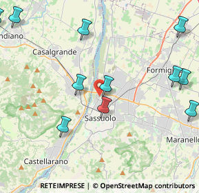 Mappa Via Aspromonte, 41049 Sassuolo MO, Italia (5.36)