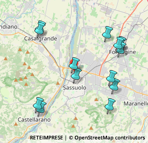 Mappa Via Aspromonte, 41049 Sassuolo MO, Italia (4.53571)