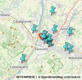 Mappa Via Aspromonte, 41049 Sassuolo MO, Italia (2.714)