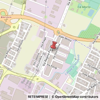 Mappa Via Regina Pacis, 74, 41049 Sassuolo, Modena (Emilia Romagna)