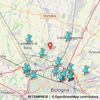 Mappa Via delle Fosse Ardeatine, 40013 Castel Maggiore BO, Italia (5.31188)