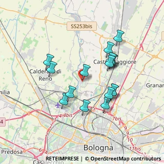 Mappa Via delle Fosse Ardeatine, 40013 Castel Maggiore BO, Italia (3.345)