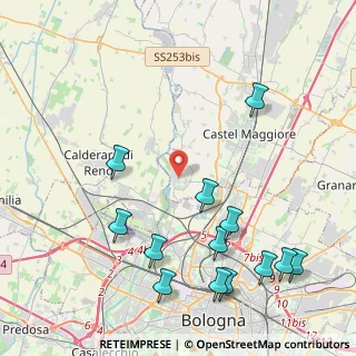 Mappa Via delle Fosse Ardeatine, 40013 Castel Maggiore BO, Italia (5.22308)
