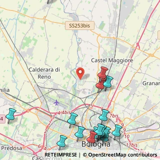 Mappa Via delle Fosse Ardeatine, 40013 Castel Maggiore BO, Italia (6.43444)