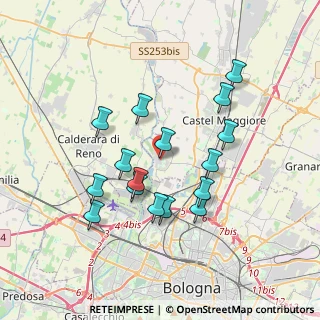 Mappa Via delle Fosse Ardeatine, 40013 Castel Maggiore BO, Italia (3.31313)